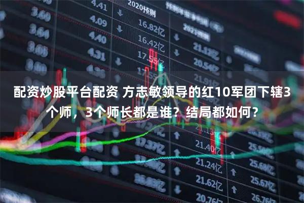配资炒股平台配资 方志敏领导的红10军团下辖3个师，3个师长都是谁？结局都如何？